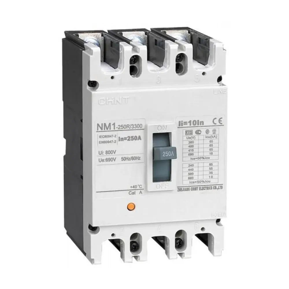 Disjuntor caixa moldada 3P 250A Chint
