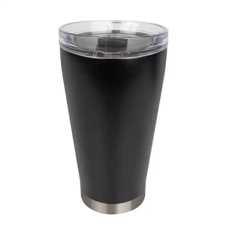 Copo Térmico de Cerveja Preto 700 ML c/ Tampa e Abridor - Conserva até 26h - MOR — fotografia 3
