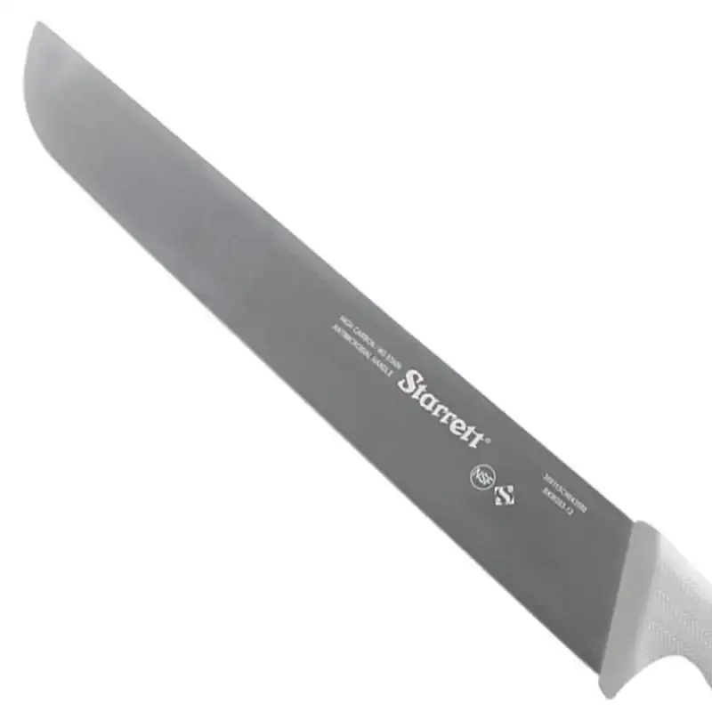 Faca para carne lâmina reta larga 30 CM 12 POL branca KBKW203-12 Starrett — fotografia 3
