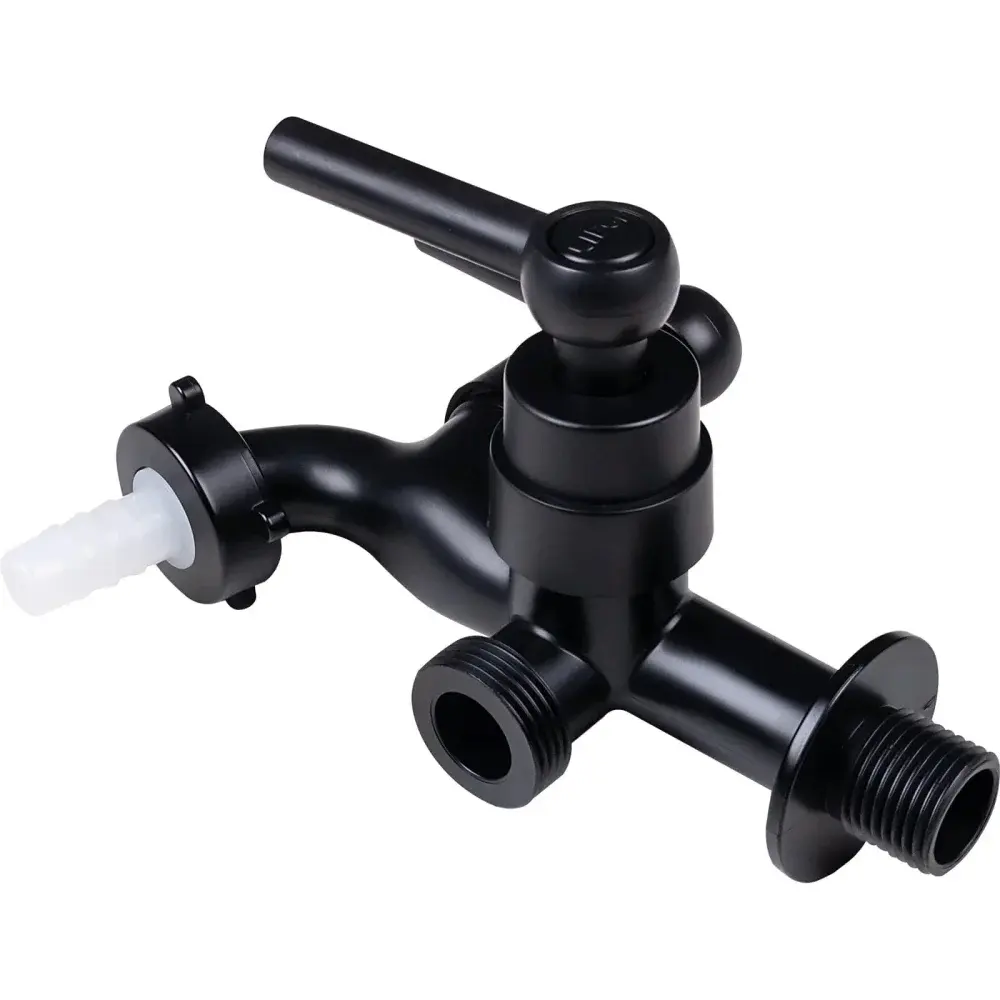 Torneira para máquina de lavar 1/4 volta abs preto C60 - Liege — fotografia 4