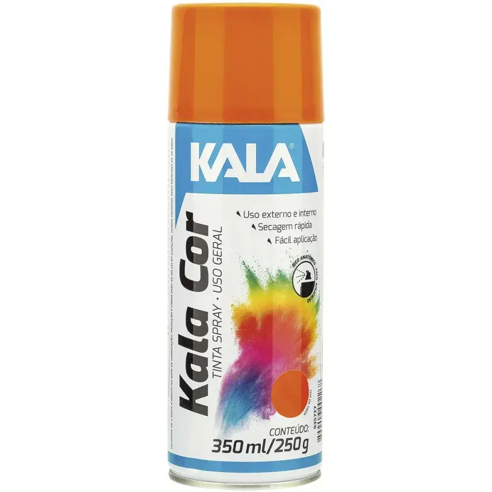 Tinta spray uso geral Kala laranja 350ML — fotografia 2
