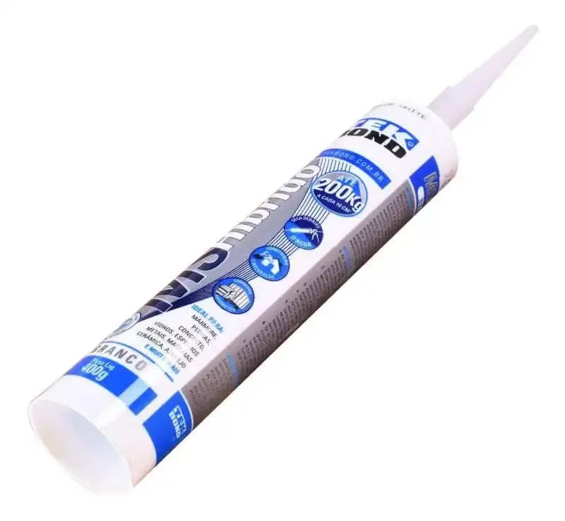 Adesivo híbrido MS profissional 400 GR branco Tekbond — fotografia de referência