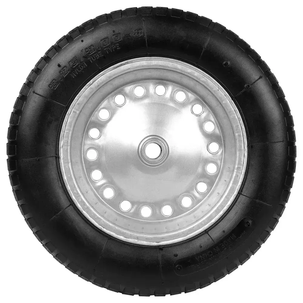 Roda para carrinho de mão worker modelo eixo 3/4 com pneu e câmara Maestro — fotografia 10