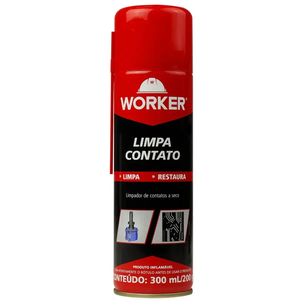 Limpador de contato a seco em spray 300ML Worker — fotografia 4