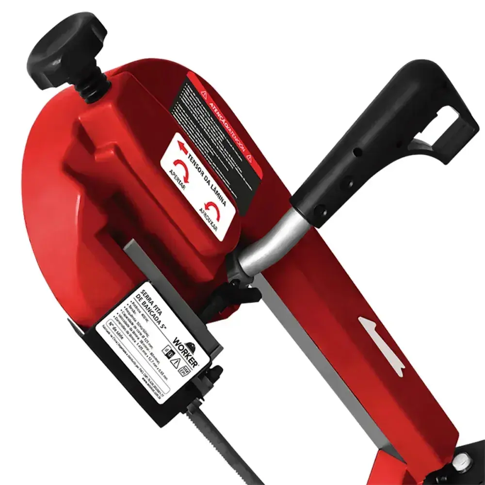 Serra fita de bancada compact 5 400W Worker — fotografia 5