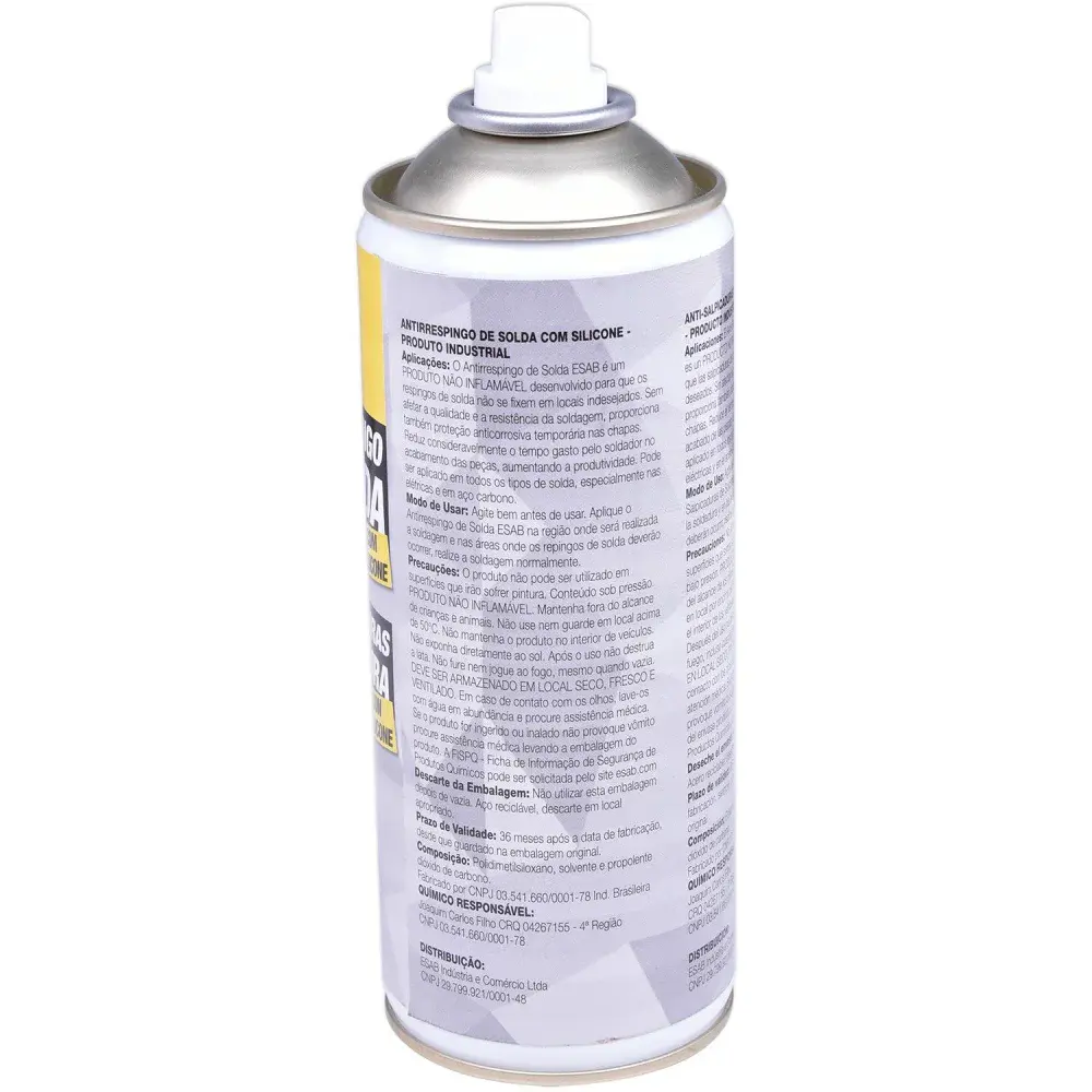 Anti respingos de solda com silicone 400 ml Esab — fotografia 3