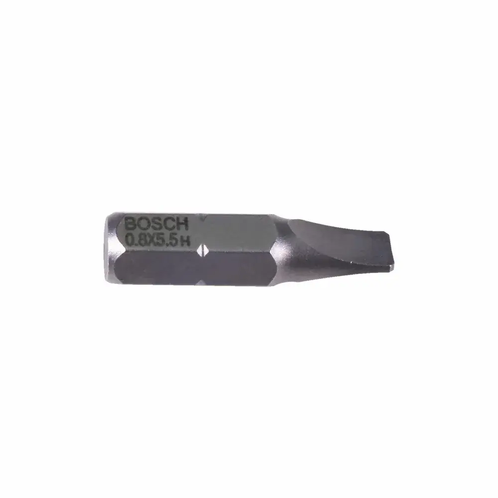 Ponta bits fenda 25MM sext. 1/4 0,8X5,5MM 2608521226 Bosch — fotografia 8