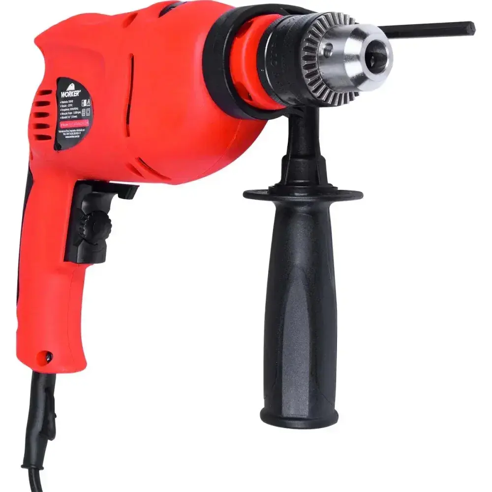 Furadeira de impacto FIW550 1/2” 3000RPM 550W Worker — fotografia 8