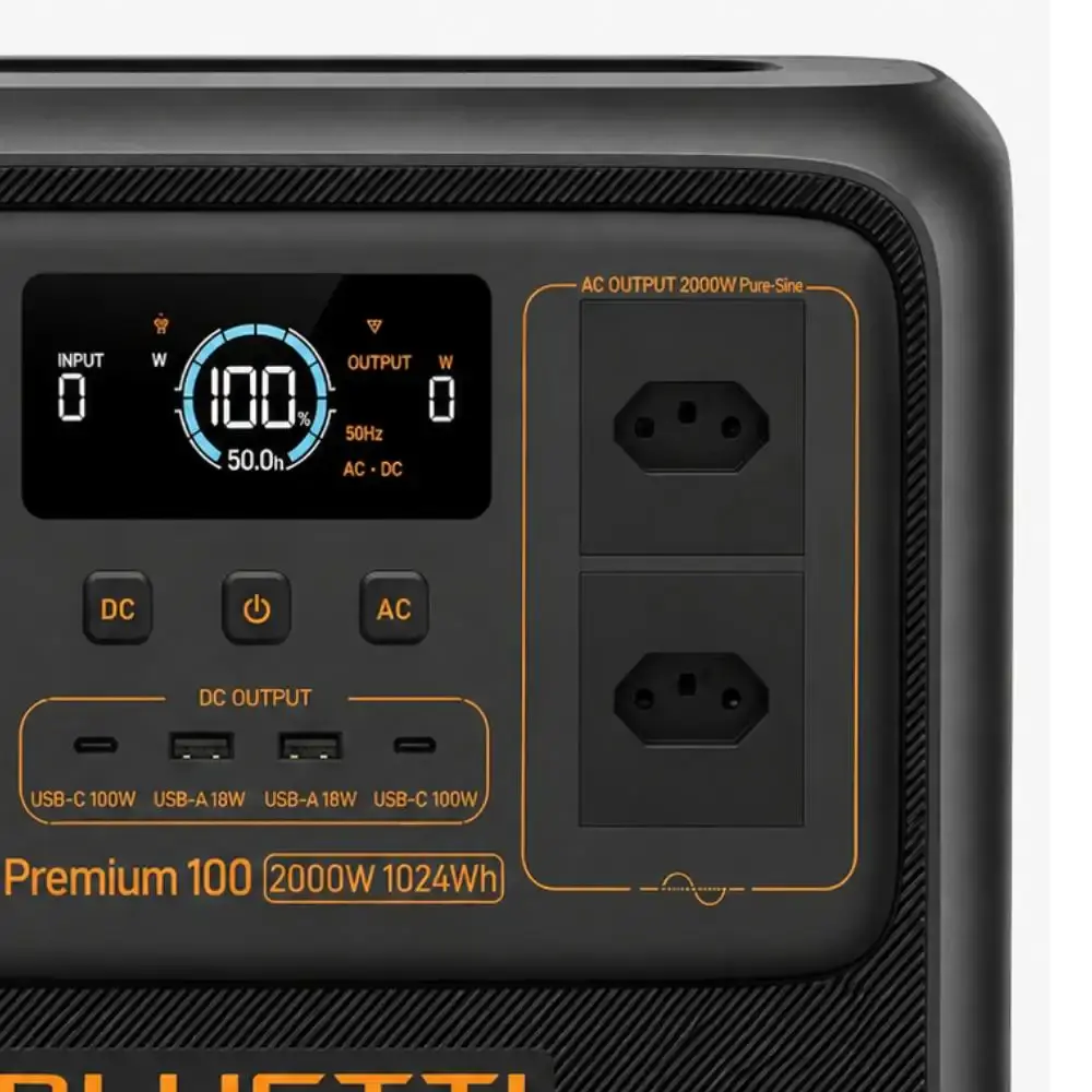 Estação de armazenamento de energia portátil premium elite 100V2 2000W Bluetti 110 V — fotografia 3