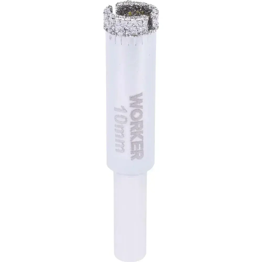 Serra copo diamantada para vidro 10MM Worker — fotografia 6