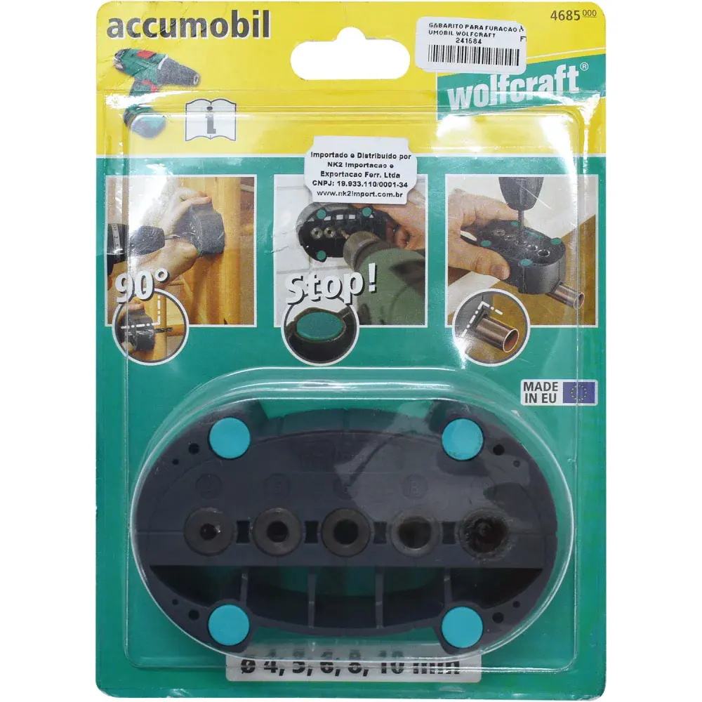 Gabarito para furação accumobil - 468500 - Wolfcraft — fotografia 5