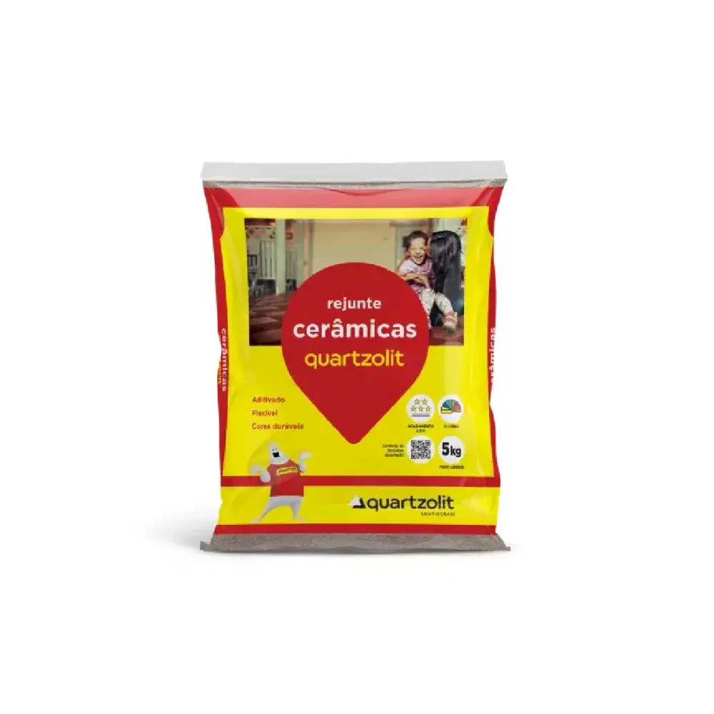 Rejunte cerâmicas caramelo 5KG Quartzolit — fotografia 2
