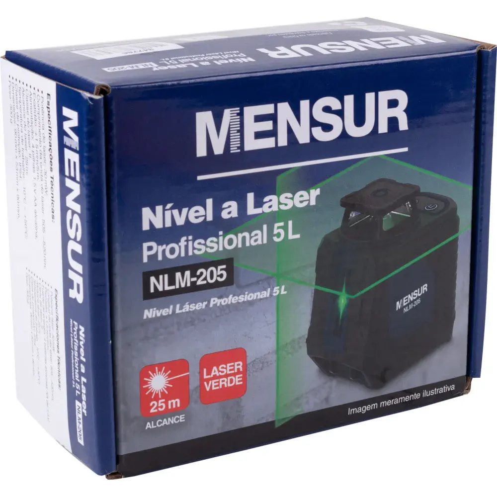 NLM-205 nivel a laser profissional 5 l Mensur — fotografia 9