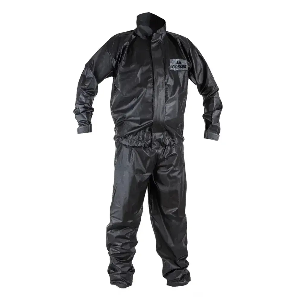Roupa de motoqueiro refletiva em pvc g Worker — fotografia de referência