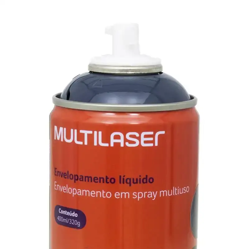 Spray de envelopamento 400ML liquido grafite AU429 Multilaser — fotografia 2