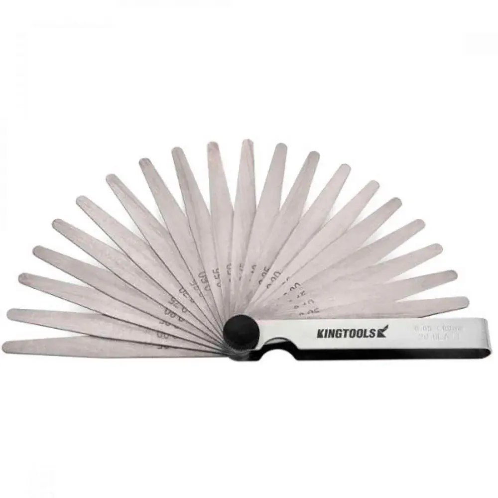 Calibradores de folga 32 lâminas kingtools 0,03 a 1MM King Tools