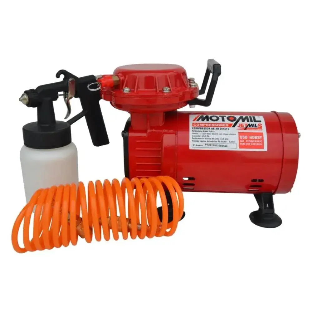 Motocompressor hobby jetmil-s 1/3HP bivolt da MotoMil — fotografia 5