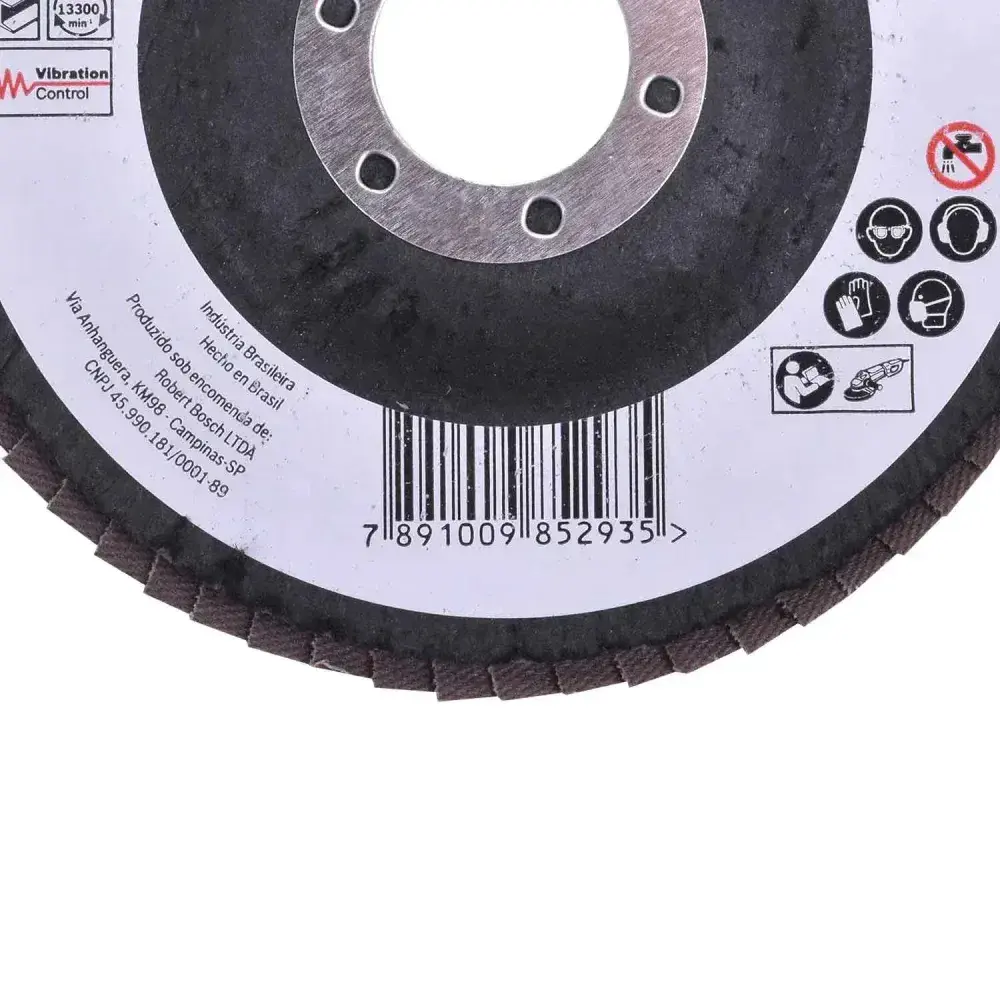 Lixa disco flap expert for metal 115 x 22,23MM G80 Bosch — fotografia 6