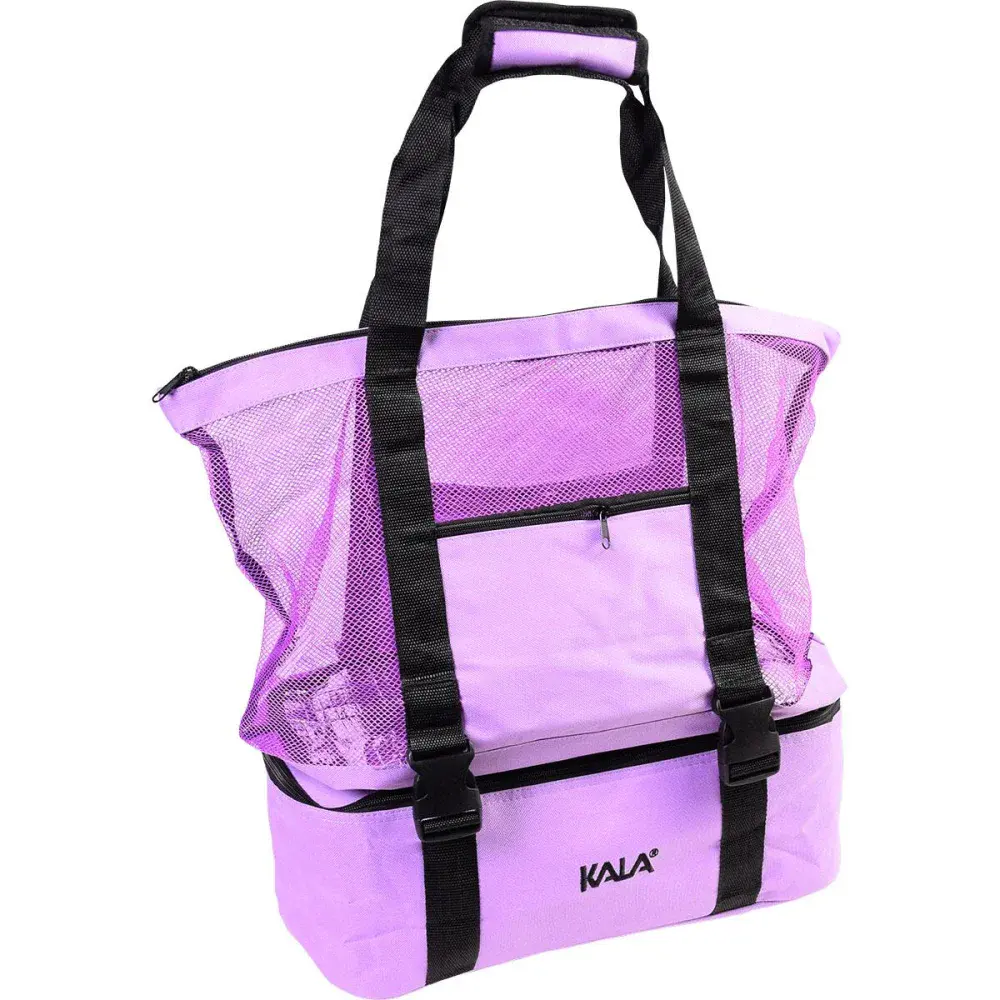 Bolsa térmica sintética 2 em 1 lilas 35L Kala — fotografia de referência