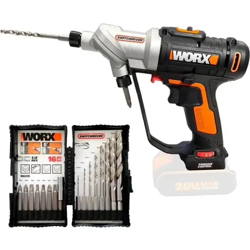 Parafusadeira e Furadeira 20V Wx176.9 s/ Bateria e Carregador WORX — fotografia de referência