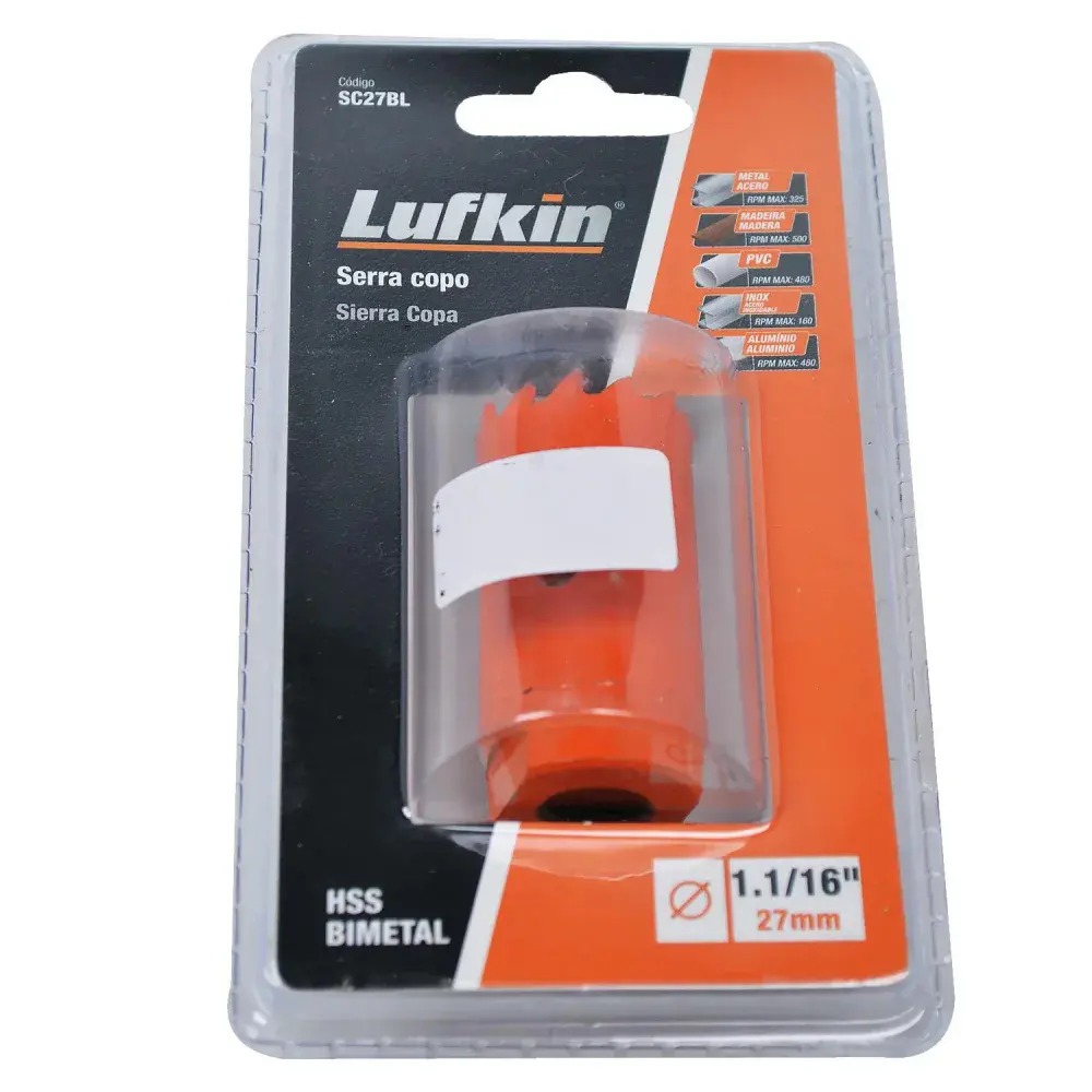 Serra copo 27MM 1.1/16 SC27BL Lufkin — fotografia 6