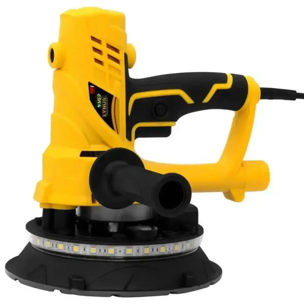 Lixadeira para parede 850W com lanterna LPL-850L Lynus 220 V — fotografia 5