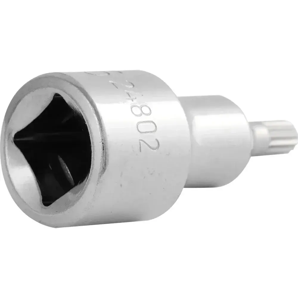 Soquete bit multidentado niquelado S2+ 1/2 50MM ST24802SC Sata — fotografia 7