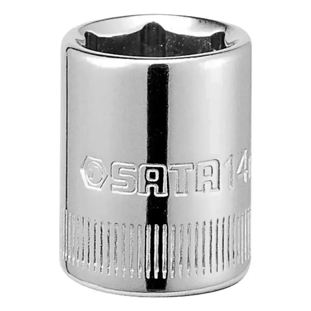 Soquete sextavado cromo com encaixe de 1/4 3,5MM Sata — fotografia 5
