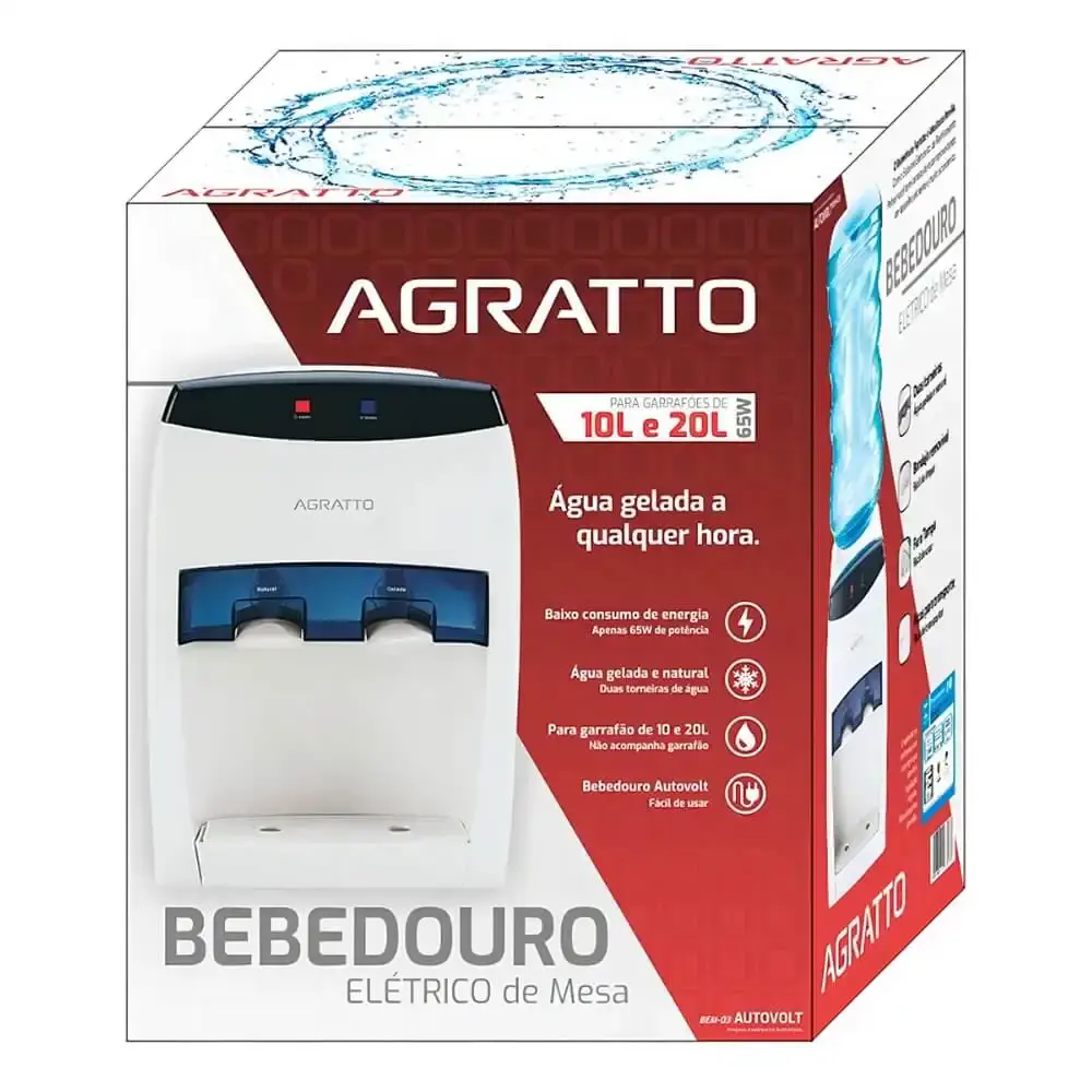 Bebedouro eletrônico para água mineral bivolt 14176 Agratto — fotografia 7