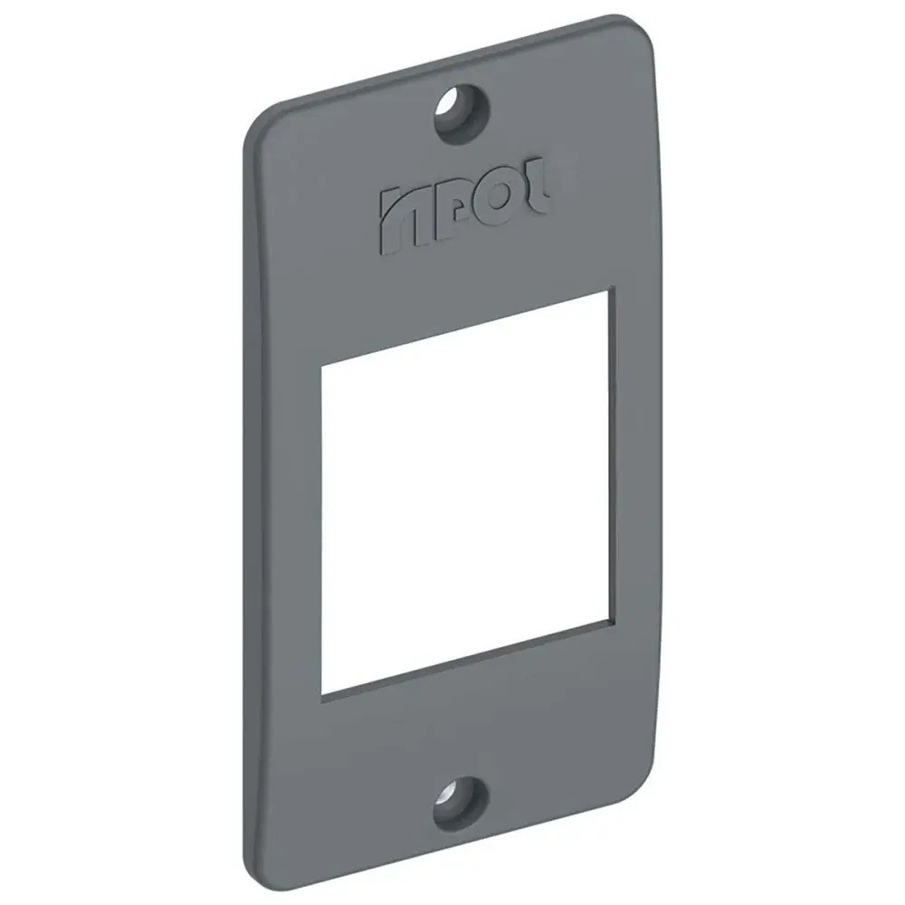 Tampa + suporte pvc 2P 1 cinza Inpol