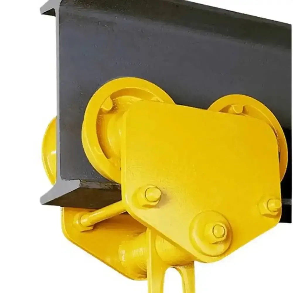Carro trole mecânico 1 TON elevação 5 metros 280591 berg-steel — fotografia 4