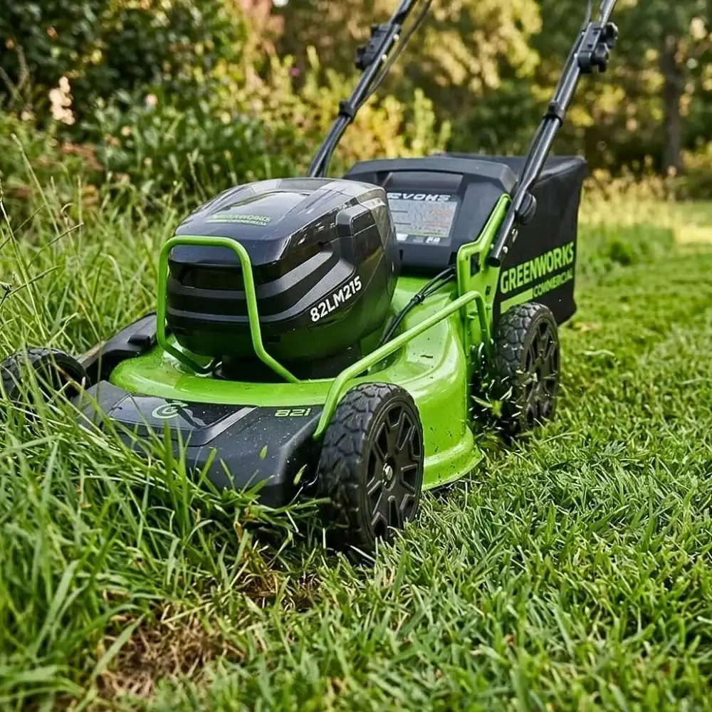 Cortador de Grama Autopropelido 82V 21 POL 2,8 kW 82LM21S GREENWORKS — fotografia 3