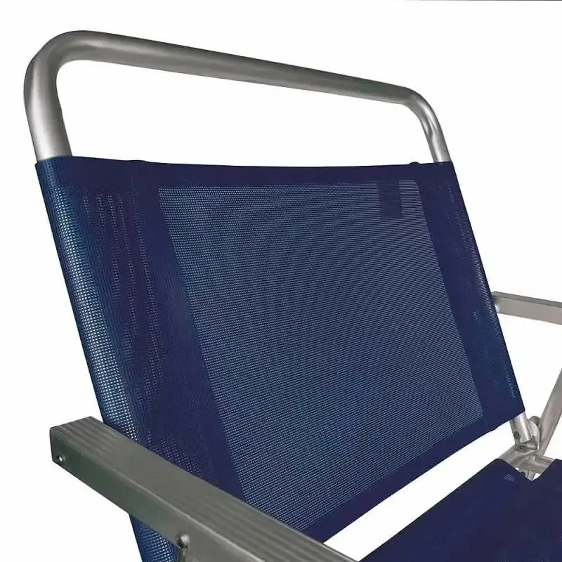 Cadeira de praia e piscina oversize 140 KG alumínio alta kit com 2 peças Mor — fotografia 7