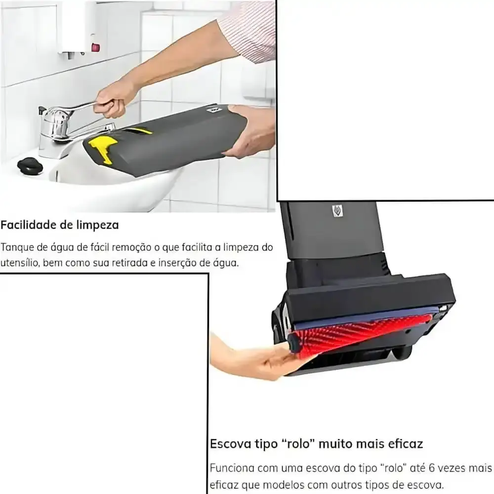Lavadora e secadora de piso elétrica 700W BR 30/4 EP Karcher 110 V — fotografia 6