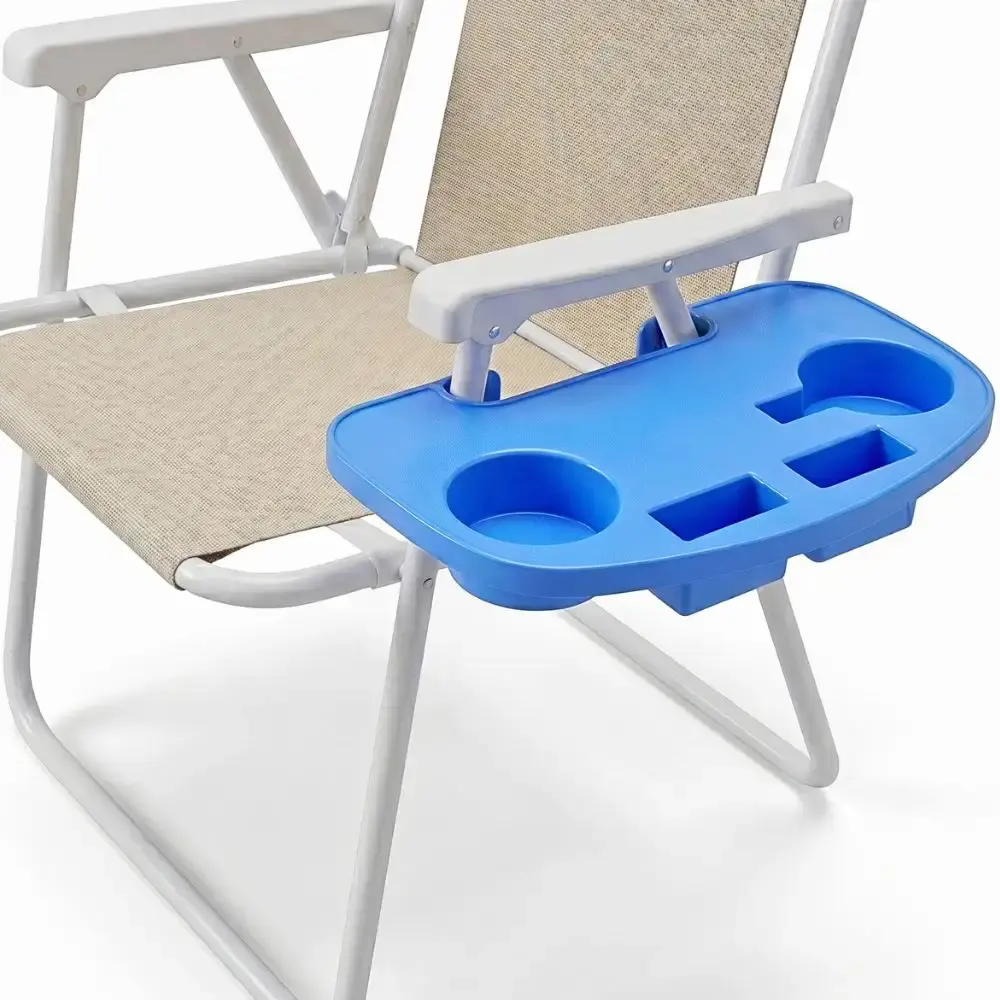 Mesa portátil para cadeiras de praia porta copo 32X19CM ZT-MP32X18CM Zelt — fotografia 4