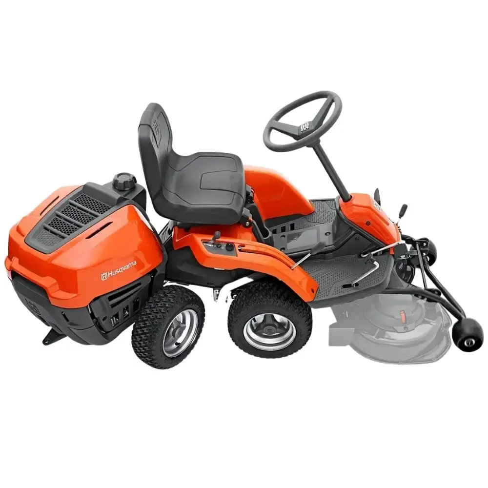 Trator cortador de grama a gasolina 14,2 HP sem plataforma R-316TX Husqvarna — fotografia 3