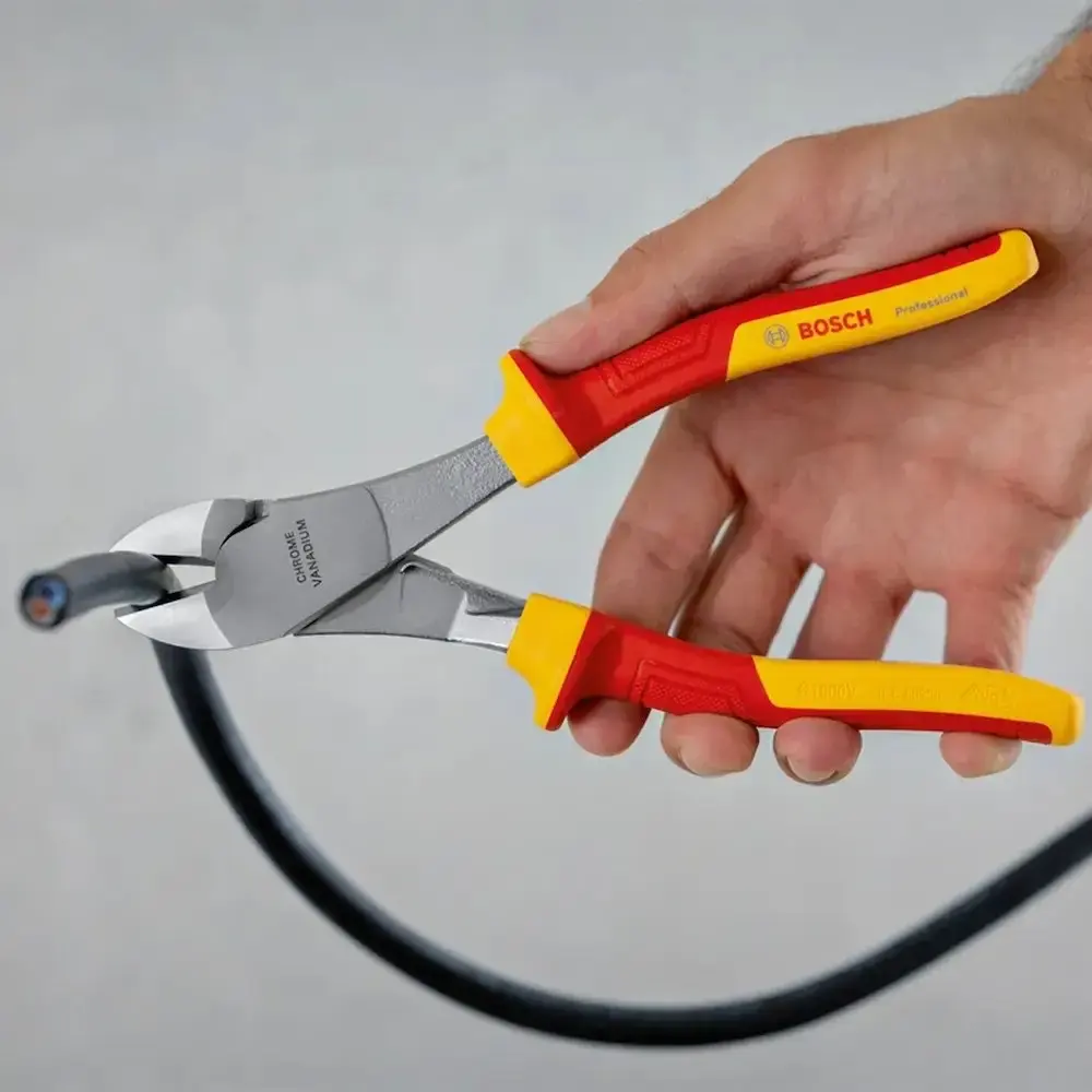 Alicate de corte lateral diagonal AME VDE 200MM Bosch — fotografia 4