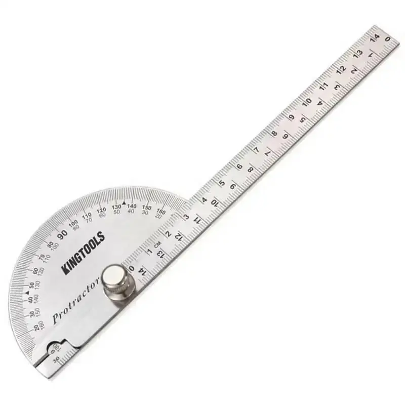 Transferidor de grau tipo meia lua 180 graus kingtools King Tools