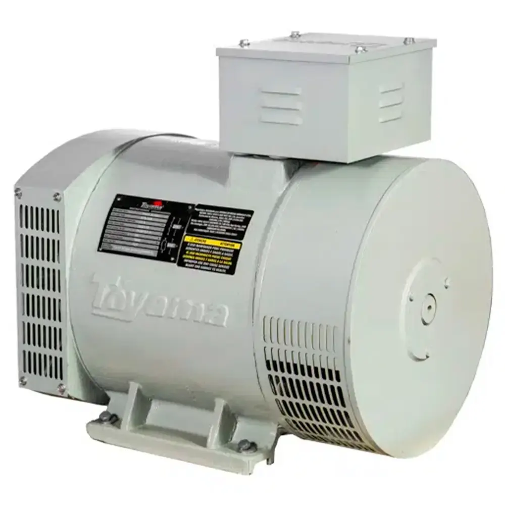 Alternador 12,4 KVA monofásico 127/220V TA12.4CS2 4 polos 270-004 Toyama — fotografia 4