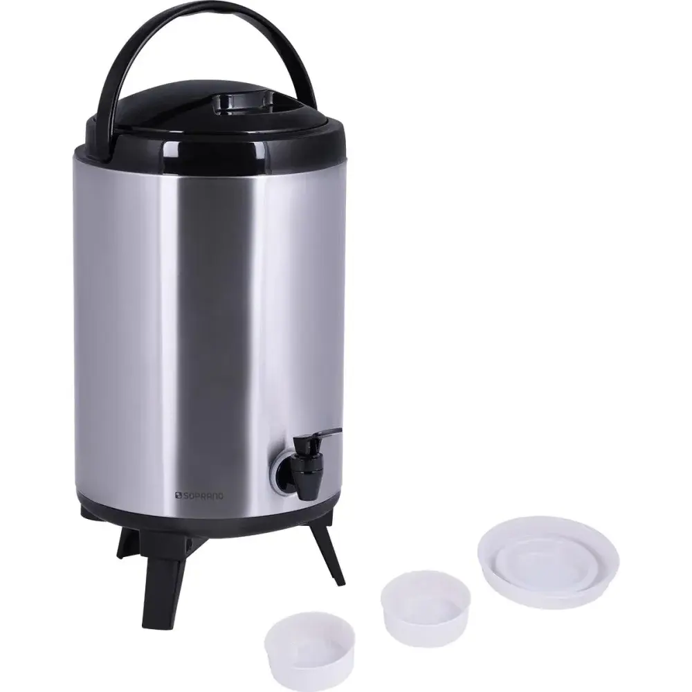 Botijão térmico Soprano 9.5L inox — fotografia 6