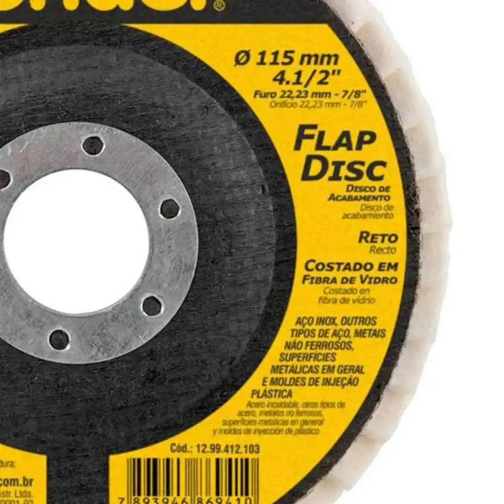Disco de Acabamento Flap 4.1/2POL com feltro VONDER — fotografia 4