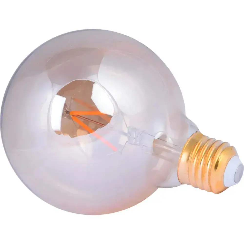 Lâmpada led filamento vintage globo G95 bivolt Liege — fotografia 8