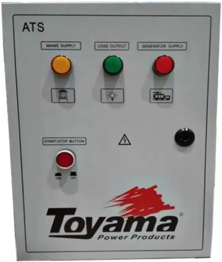 Painel ATS de transferência para geradores a diesel trifásico 12KVA Toyama — fotografia 5