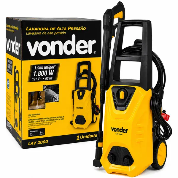 Lavadora de alta pressão 1800W 220V LAV2000 - Vonder — fotografia de referência