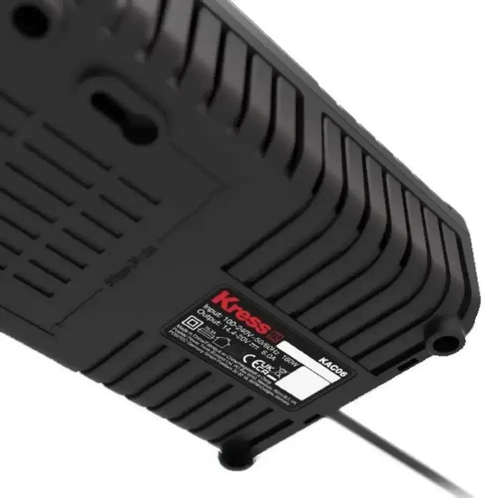 Carregador de bateria 20V 6AH KAC21 bivolt Kress — fotografia 5