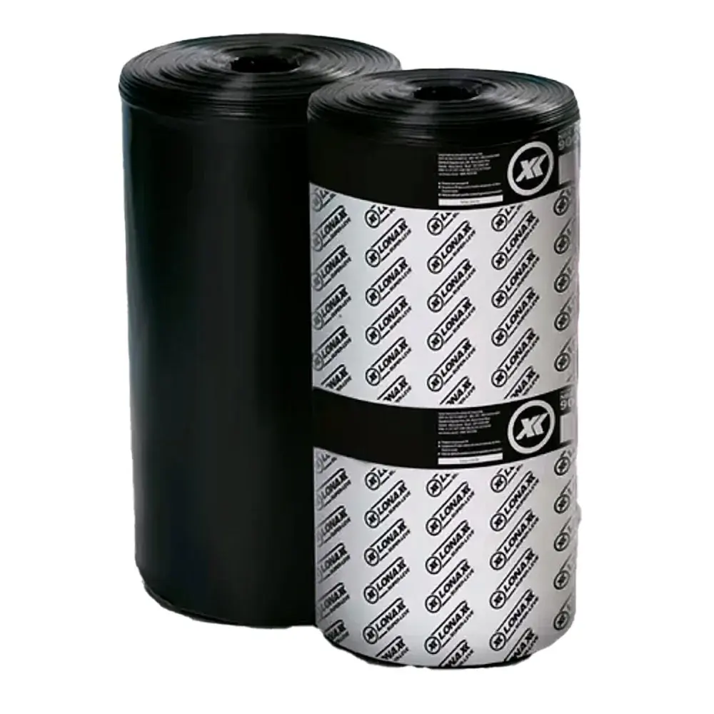 Lona preta 6 x 100M 30KG 50 micras Lonax