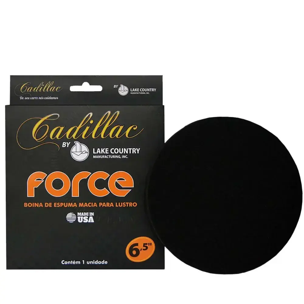 Boina para polimento force 6,5 preta Cadillac — fotografia 2