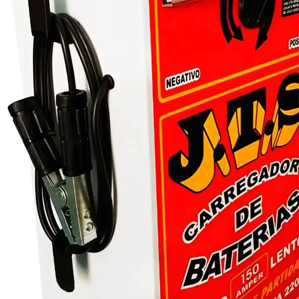 Carregador de baterias 150A 12/24V com auxiliar de partida JTS 014 J.t.s — fotografia 7