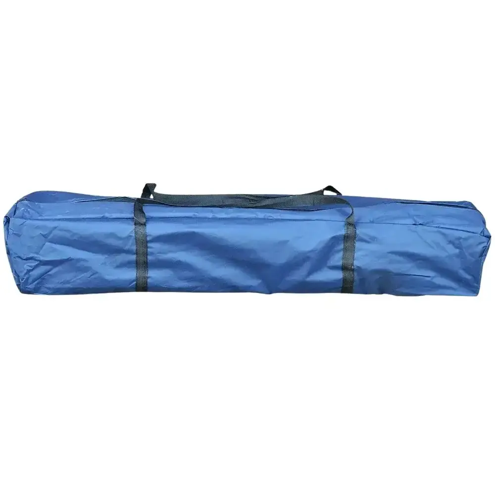 Tenda gazebo dobrável 3M x 3M em poliéster diversas cores Kala Marrom — fotografia 12