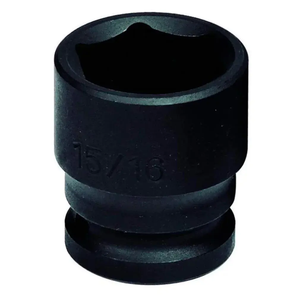 Soquete sextavado cromo com encaixe de 1/2" 15/16" Sata — fotografia de referência